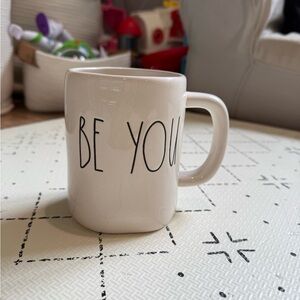 Rae Dunn Be You White Mug